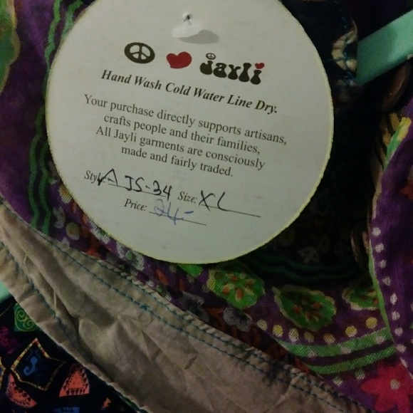 Jayli Hippie Swim Cover Up size XL - Picture 7 of 7